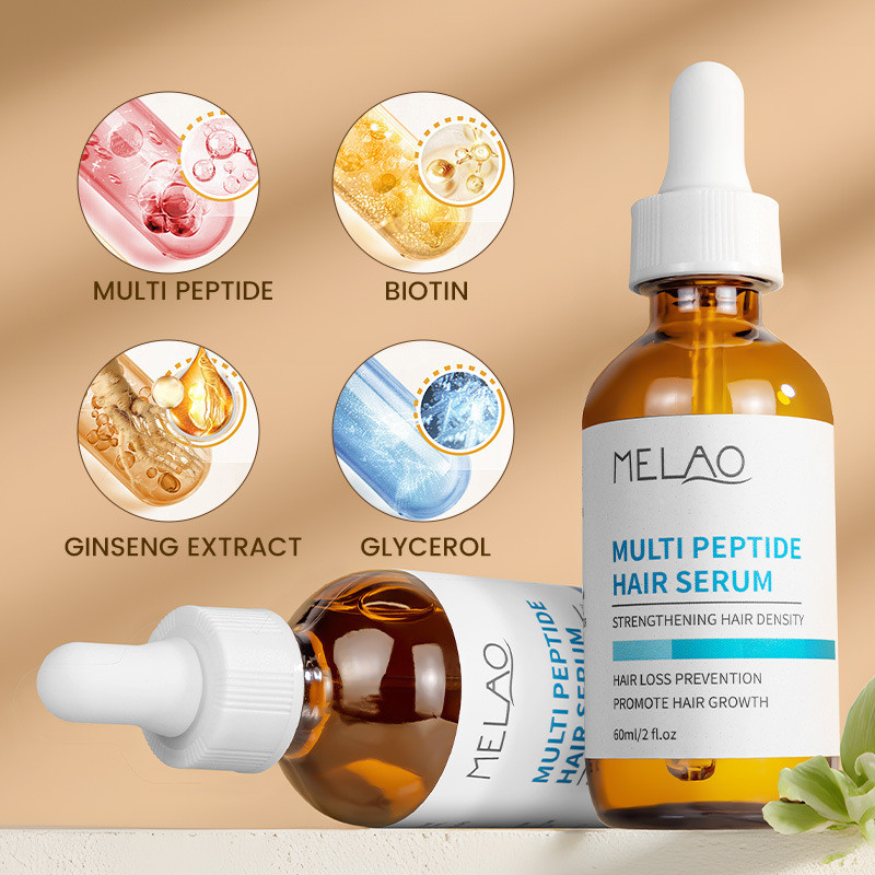 MELAO Peptide Hair Care Serum Hair Smoothing Frizz Split-Fork Peptide Hair Serum ผู้ผลิต