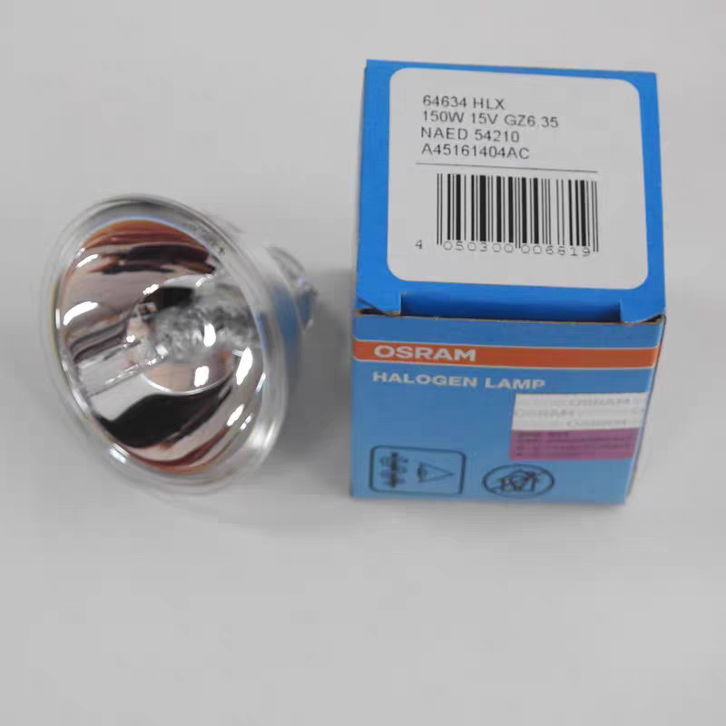 OSRAM HLX634 15V 150W Gastroscoopy Endoscope เย็นแหล่งกําเนิดแสงฮาโลเจนทังสเตนโคมไฟถ้วย EFR