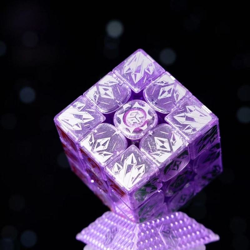 GAN16MaglevMax2025 Winter Limited Edition Rubiks Cube Qiyu Limited Please Record Unpacking Video