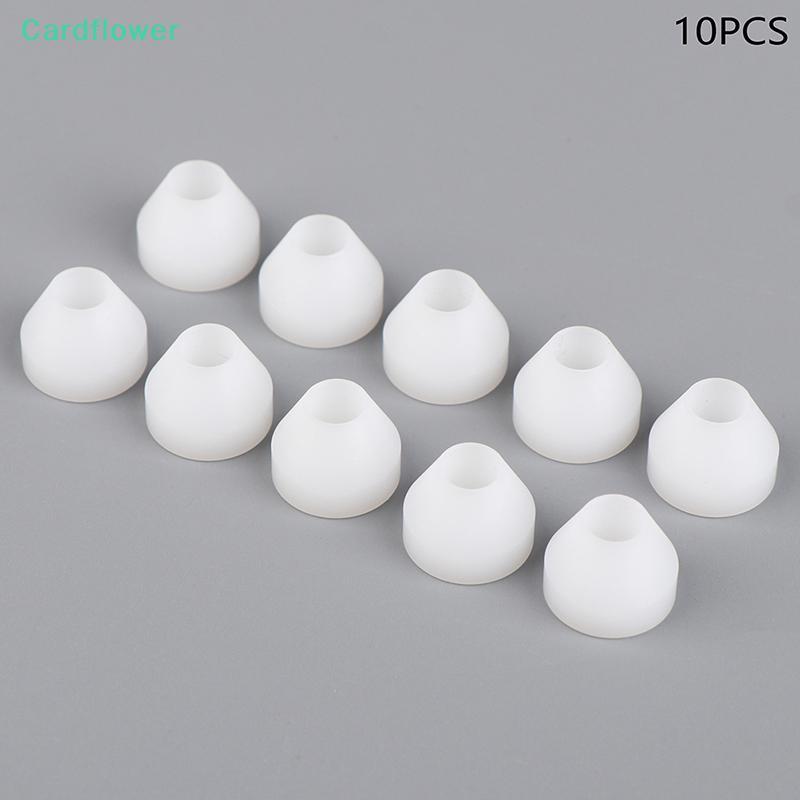 <Cardflower> 10PCS ปากกา Bushings สีขาวปากกา Bushings Non-Sti ทนทานปากกา Bushings สังเคราะห์ Bushing