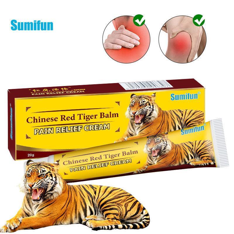 ใหม่ Red Tiger Revitalizing Cream กระดูกสันหลังส่วนคอเข่า Discomfort Cream Joint Care TXT090301