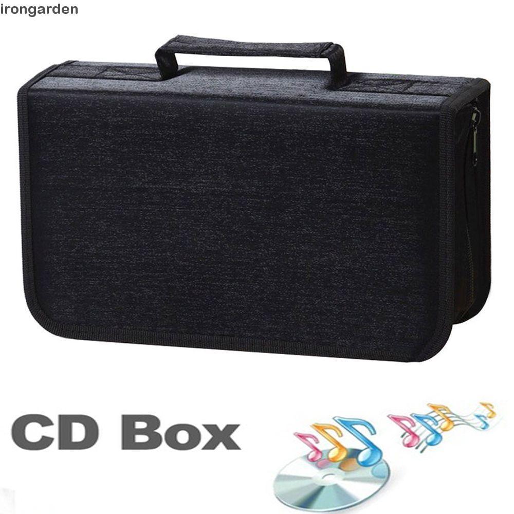IRONGARDEN Organizer แบบพกพาทนทานกรณีรวบรวมอัลบั้ม CD DVD VCD Holder
