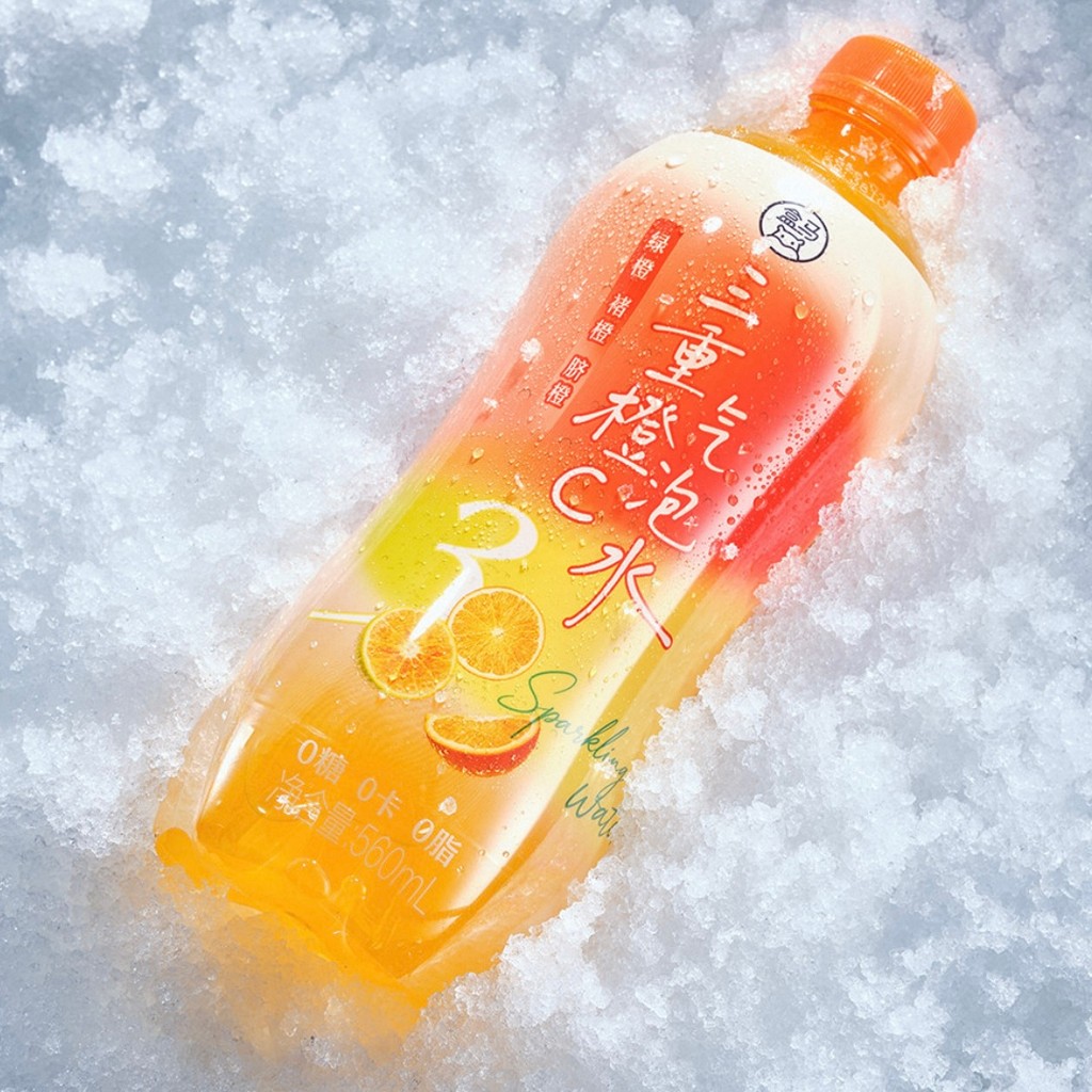 Box Box Horse Triple Orange C Sparkling Water 560ml Zero Sugar Zero Calorie Zero Fat Fruity Aroma Fu
