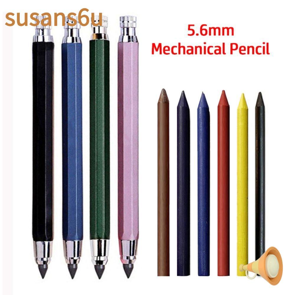 SUSAN ดินสออัตโนมัติ,โลหะ 2B/4B/6B/8B ดินสอเติมดินสอ,สร้างสรรค์ 5.6 มม.เขียนเครื่องมือ Sketch Comics