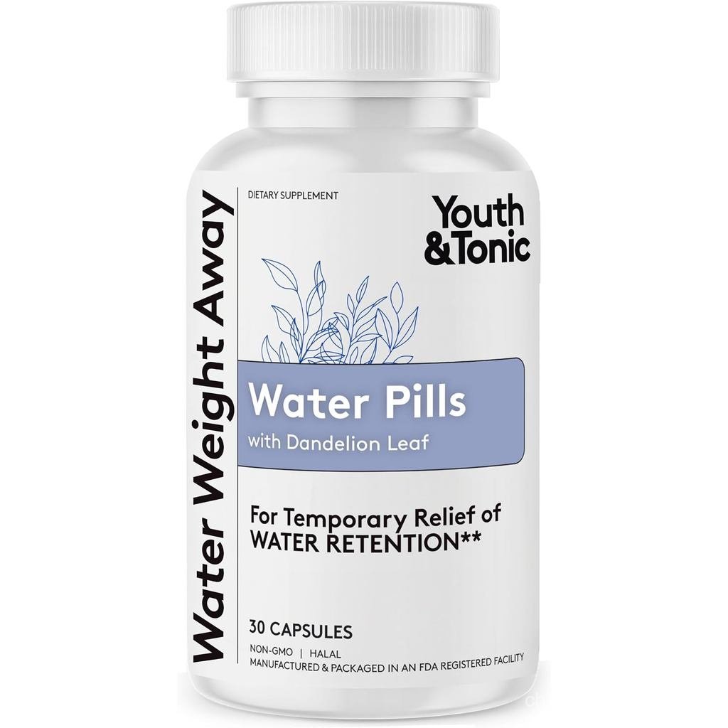 Youth & Tonic Natural Water Pills ลดน้ําหนักผู้หญิง ผู้ชาย กักเก็บน้ํา