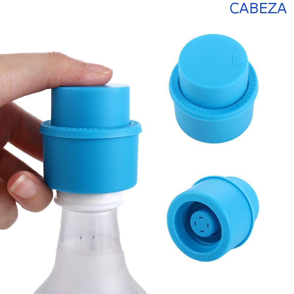 CABEZA Stopper Push Type Carbonated Sealer Soda Cola Fizzy Drink Saver Lid