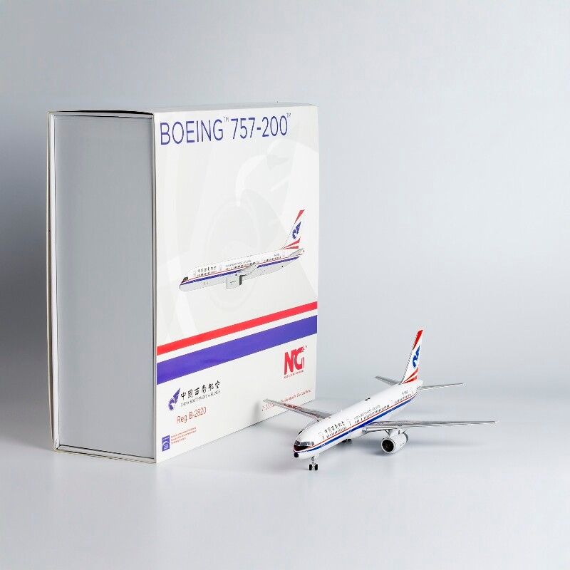 NG 1/200 China Southwest Airlines B757-200 เนปาล B-2820/B-2855 เครื่องบินรุ่นโลหะ