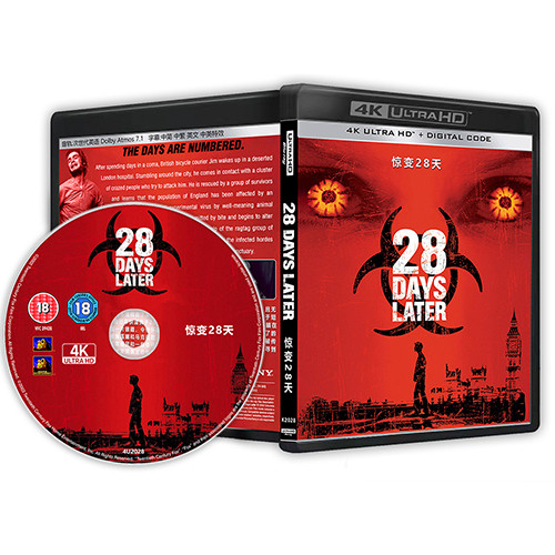 [ภาษาจีนแบบดั้งเดิม] ภาพยนตร์ Blu-ray HD 4K & 1080P Shocking Change 28 วัน (4K)