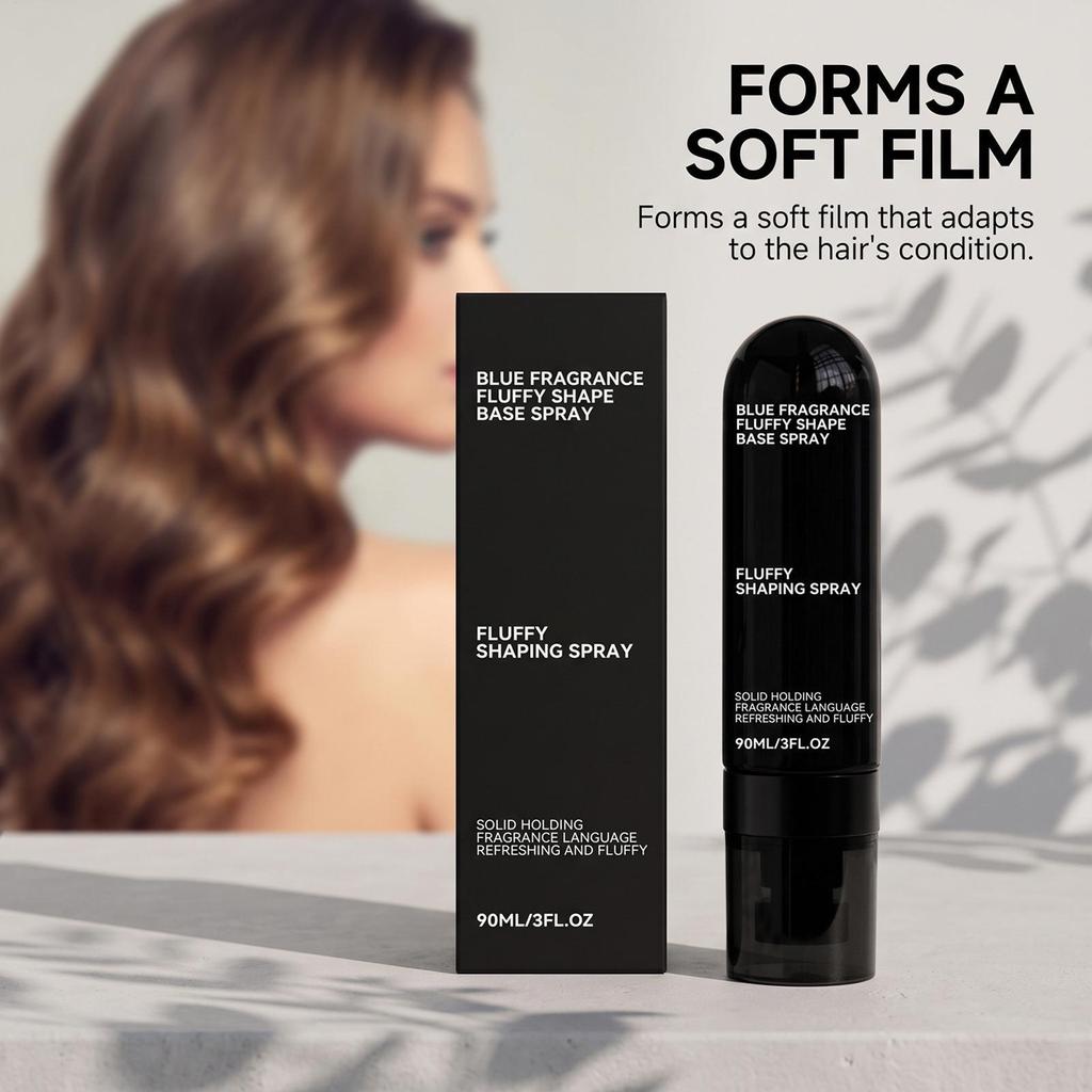 Hair Shaping Spray 90ml Long-Lasting Refreshing Natural Look Hair Texture Setting Spray for Home Vac