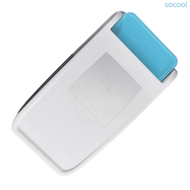 Soc* Heavy Duty Square Hole Puncher สําหรับการ์ดทําลายนูนบนกระดาษ Cardstock