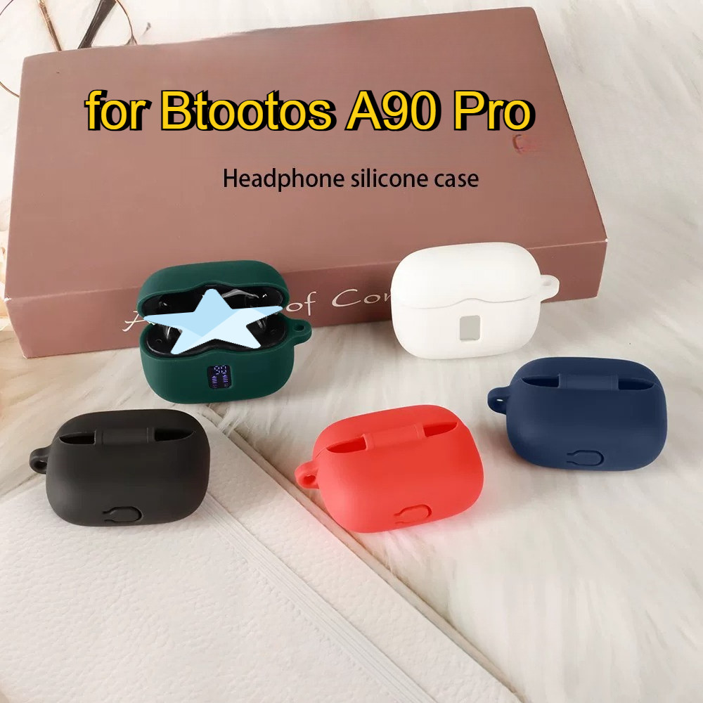 สําหรับ Bototos A90 Pro กรณีสีทึบซิลิโคนหูฟังฝาครอบป้องกันสําหรับ Btoototos A90Pro ฝาครอบ Fundas