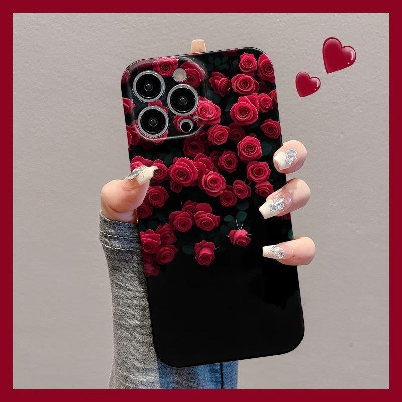 เคสโทรศัพท์ Red Rose 16promax 15Plus/13mini1412 เคสฟิล์ม 69s10
