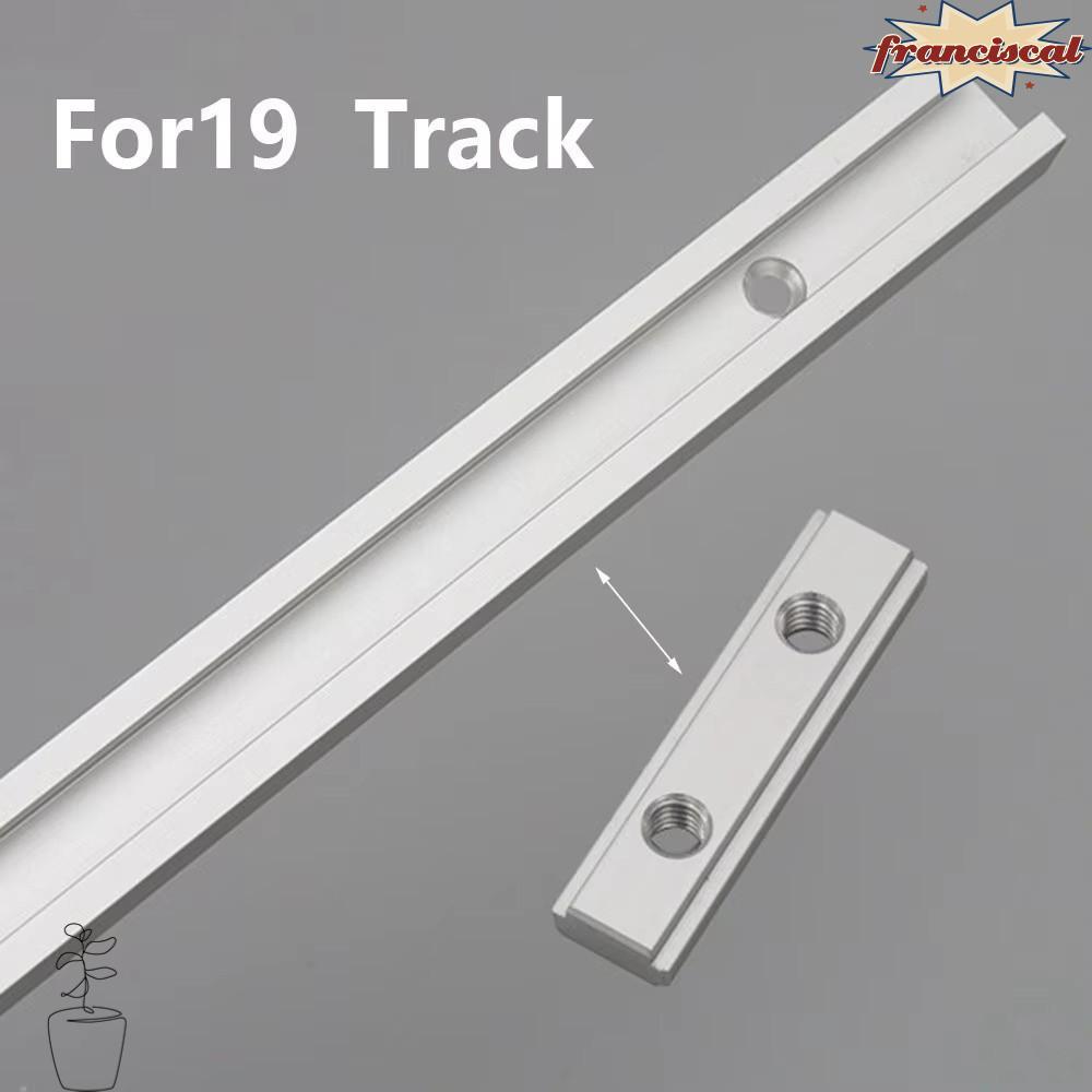 FRANCISCAL Miter Track Jig, อลูมิเนียม M6 Double Groove T-Slot คู่มือ Rail, Precision Fixture Slot 1