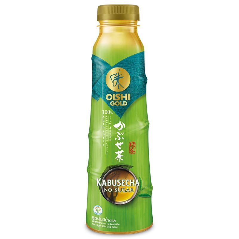 โออิชิโกลด์เครื่องดื่มชาเขียวญี่ปุ่นคาบูเซฉะสูตรไม่มีน้ำตาล 400มล. Oishi Kabusecha No Sugar 400ml