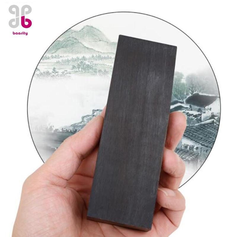 ความBaosity Black Ebony Lumber ไม้หายากบล็อก Handle Blank DIY Craft หัตถกรรมเครื่องดนตรีเครื่องมืออุ