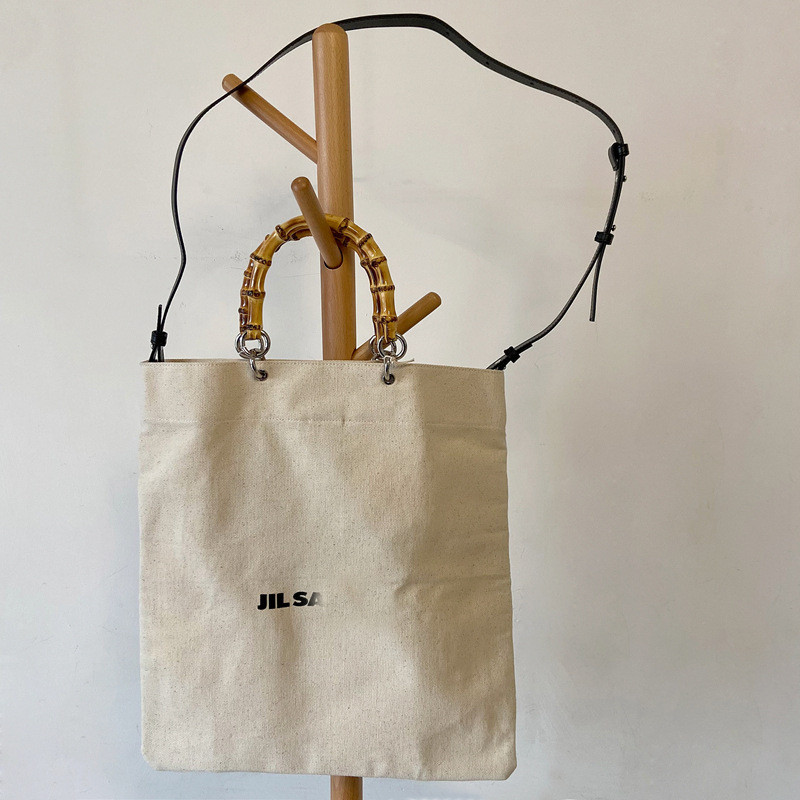 3SMB Bag Bamboo Canvas Bag Tote Bag Shoulder Messenger Bag Men Women Shopping Bag