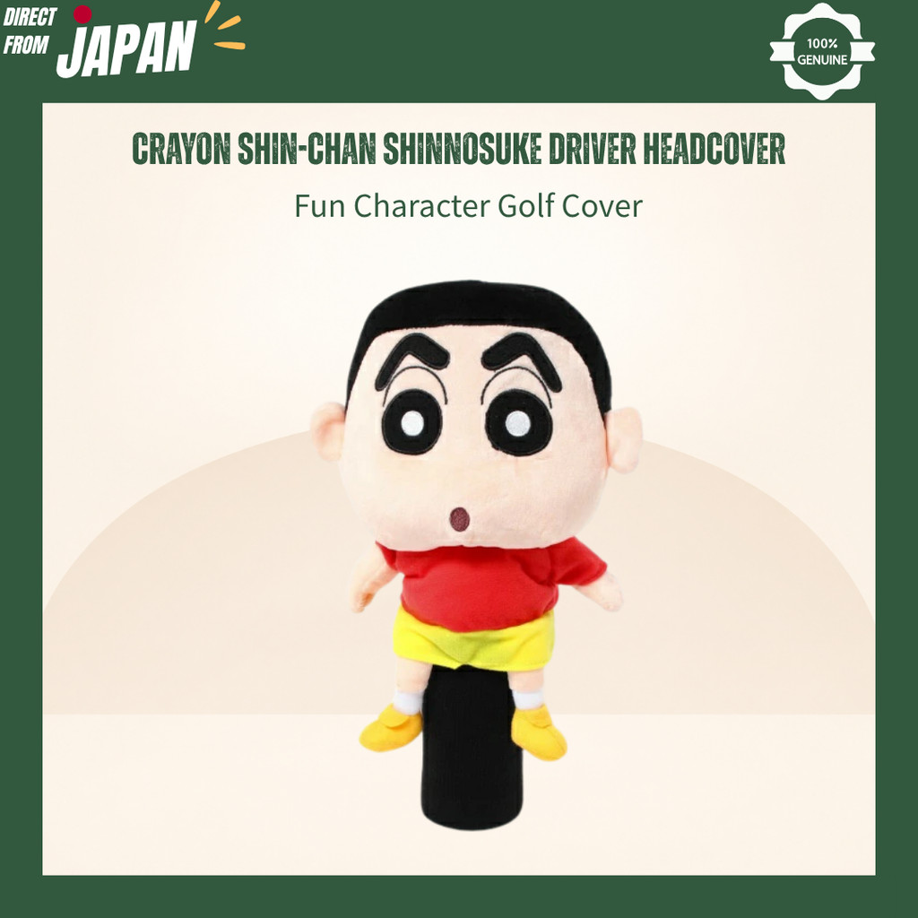 Crayon Shin-chan Shinnosuke Driver Headcover – Fun Character Golf Cover