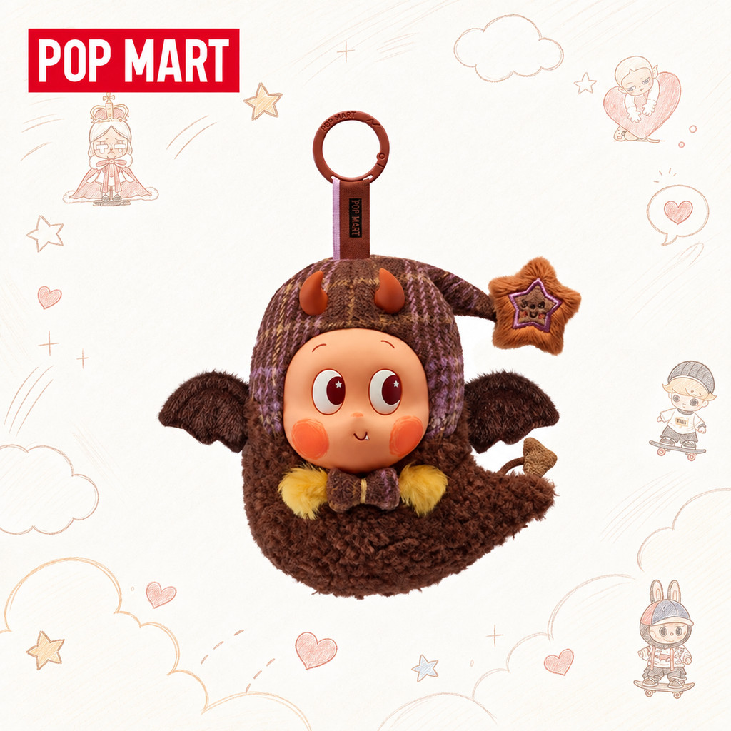 POPMART Monster Bakery Series Twinkle Twinkle หูฟังกระเป๋ากล่องของขวัญของแท้อินเทรนด์เล่นตกแต่ง