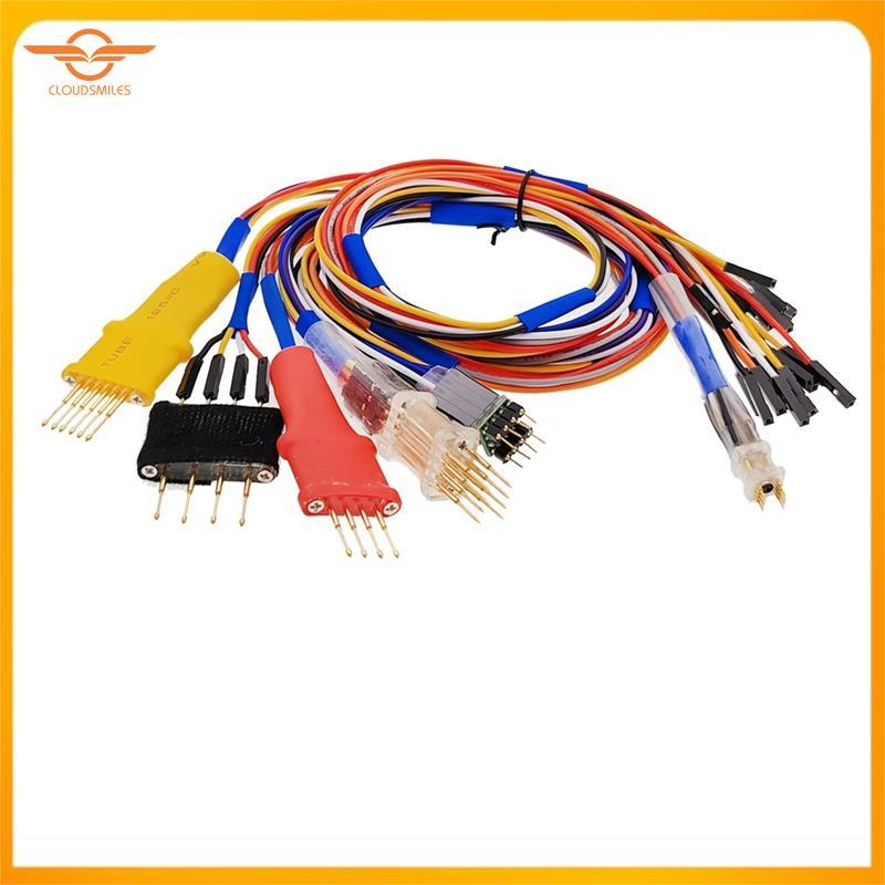 [CloudsMiles.th] สําหรับ ECU สําหรับเครื่องมือทดสอบวงจรรวม IProg/Xprog- 5 ชิ้นสายไฟ Pins Probes อะแด