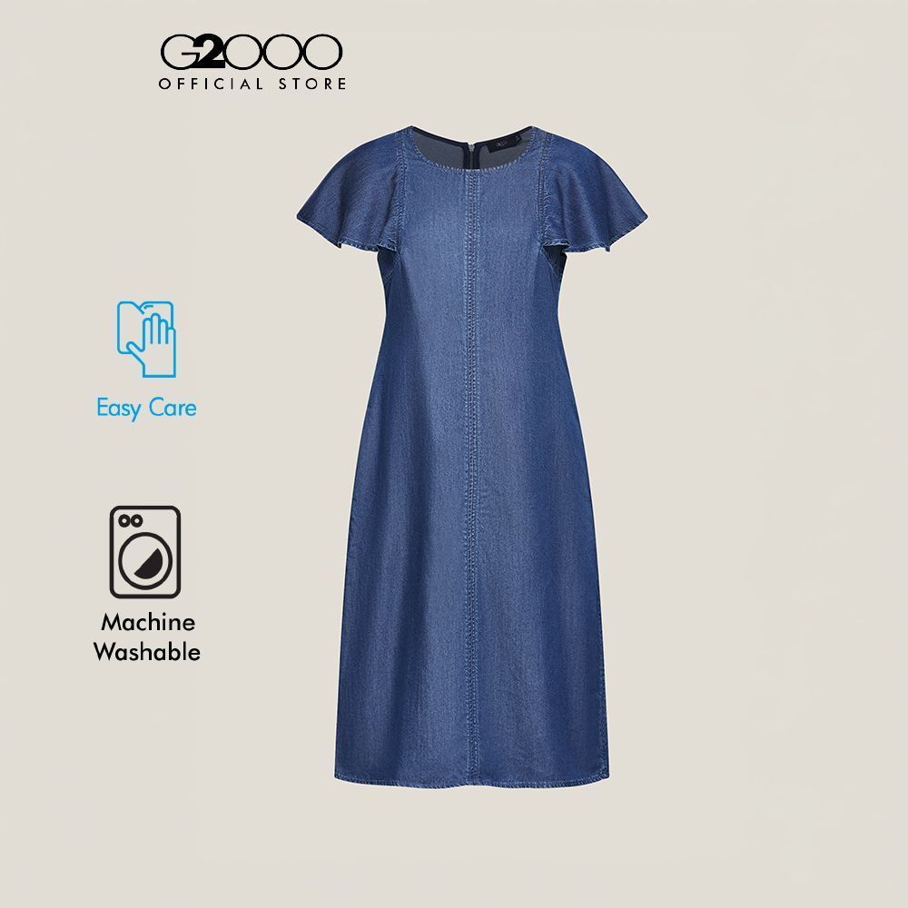 G2000 เดรสสำหรับผู้หญิง ทรง A-Shape รุ่น 61237092 - Navy Blue