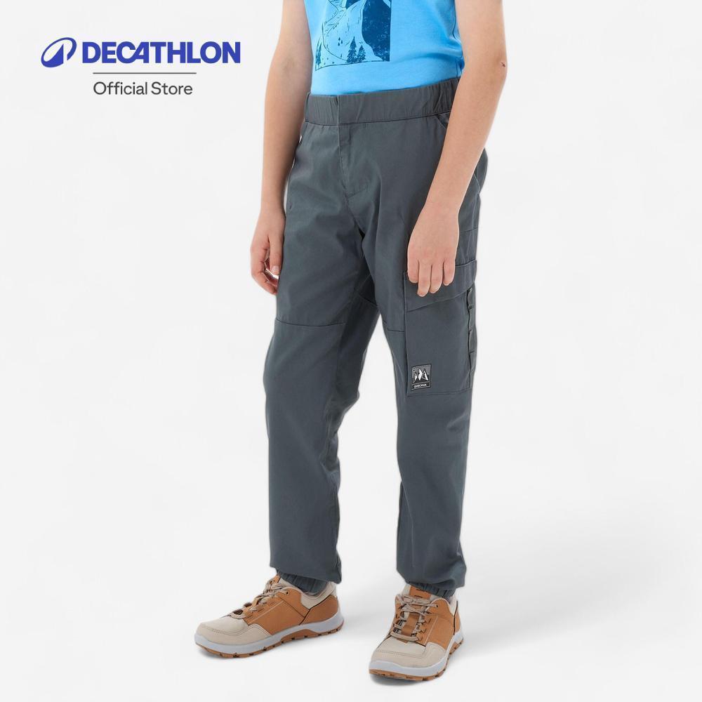 Decathlon Kids' Hiking Trousers กางเกงขายาวเดินป่า รุ่น Nh100 สำหรับเด็กอายุ 7-15 ปี