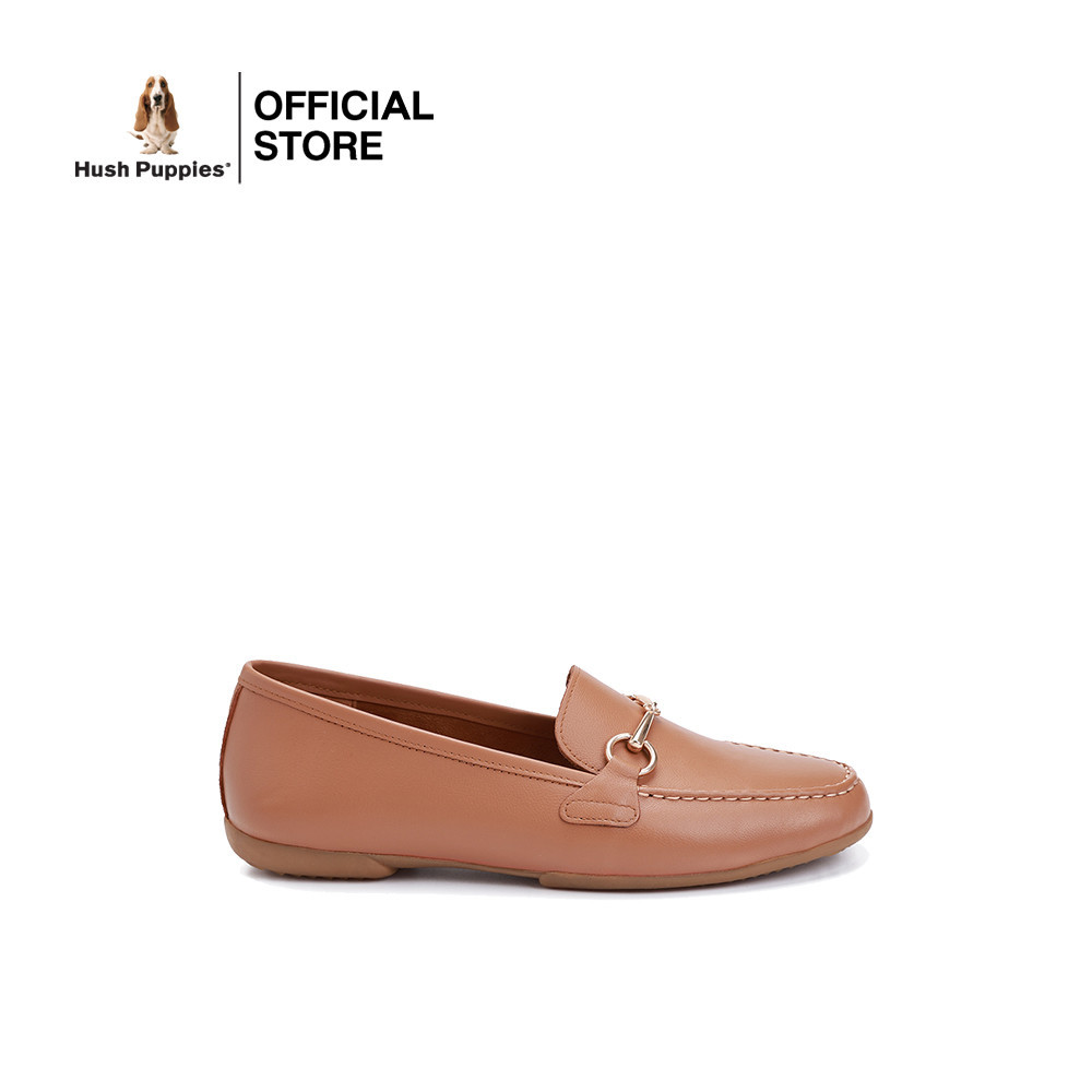 Hush Puppies รองเท้าผู้หญิง รุ่น HP 8WCFI1915Z - สีน้ำตาล (รองเท้าลำลองหนังแท้ แบบสวม)