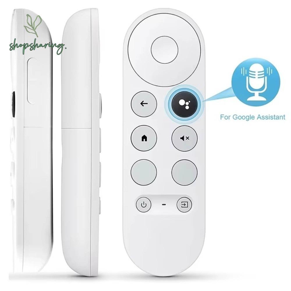 SHOPSHARING เปลี่ยนรีโมทคอนโทรลด้วยเสียง, G9N9N 4K สําหรับ Google Chromecast Remote, การออกแบบทดแทน 