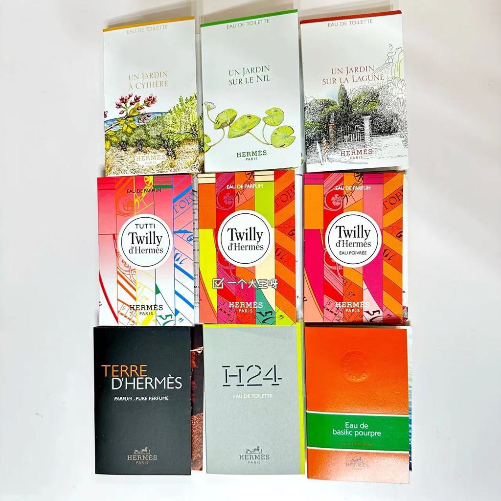 2026 ใหม่ Hermes Earth ผู้ชาย Nile Garden สีส้มสีสัน Starlight Rhythm h24Twilly ผ้าพันคอไหมตัวอย่าง2