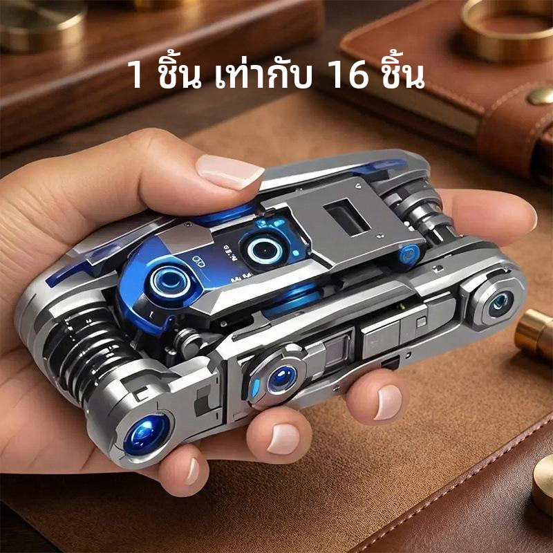 ใหม่มัลติฟังก์ชั่พับสากลไขควงชุดประแจพับครัวเรือนแบบพกพาไขควง