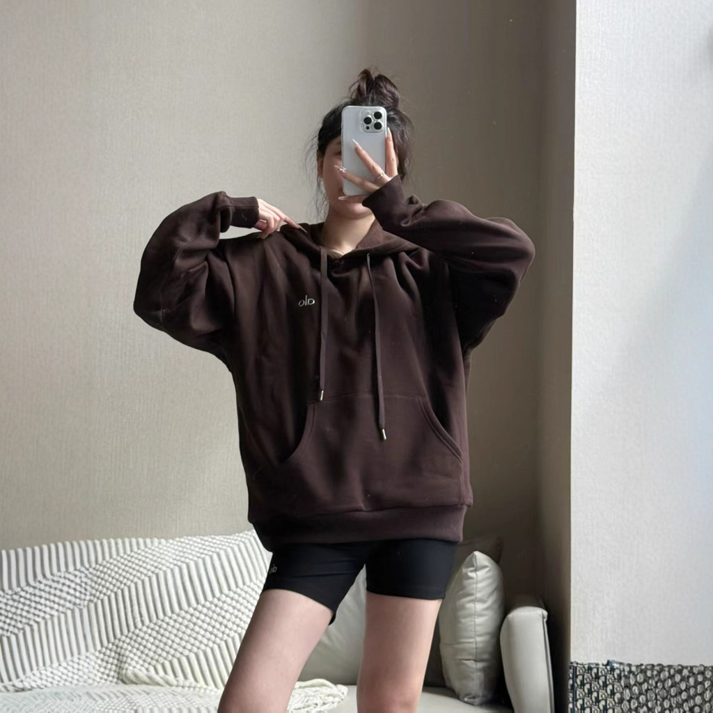 ต้นฤดูใบไม้ร่วงใหม่ Taipei America alo Kim Jisoo Jisoo สไตล์เดียวกันผู้ชายผู้หญิง Hoodie 3D Stand-Up