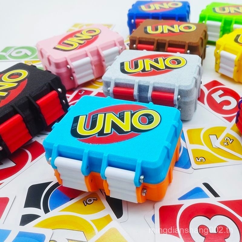 UNO Card Box Storage Box Card Business Card Poker Storage Bag Table Game UNO UNO Pokémon Party