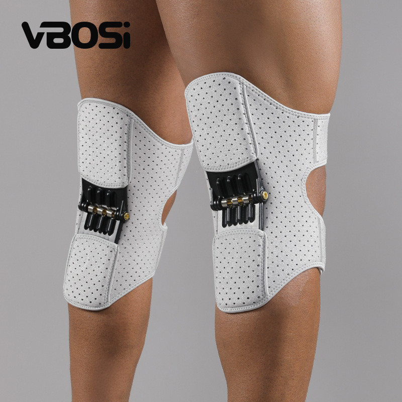 Patella support spring breathable fixed meniscus mountaineering support magic strap compression support knee brace