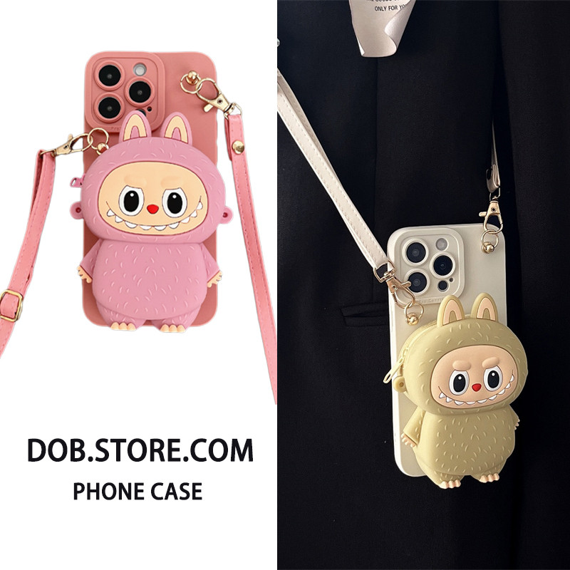 เคส 425 เคส 425 degree น่ารักมอนสเตอร์น้อยเปลี่ยนผู้ถือบัตรเหมาะสําหรับ Apple 16promax เคสโทรศัพท์ i