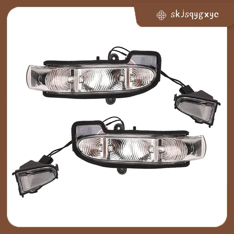 skjsqygxycFor EG Class W463 W211 S211 กระจกมองหลังไฟเลี้ยวไฟ 1 คู่ A2038201321 ก2038201421 โคมไฟ Ind