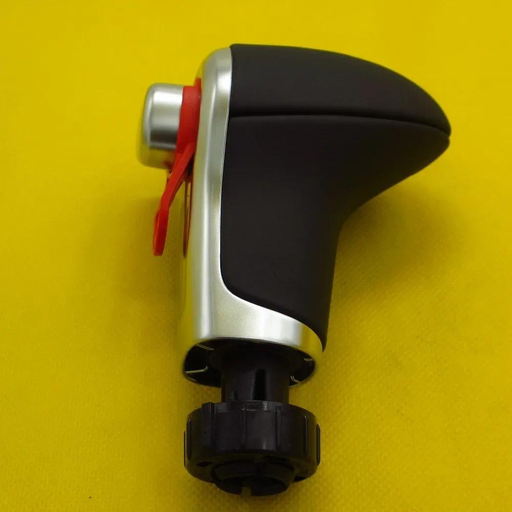 OEM หนังสีดําเกียร์ Shift Knob สําหรับ AUDI Q7 Q5 A3 A4 A5 A6 A7 C6 C7 4G1 713 139