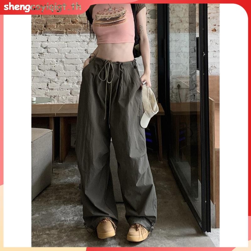 Solenne กางเกงขายาว กางเกงคาร์โก้ผู้หญิง คาร์โก้ กางเกง unique casual trendy Durable A20M08T 9Z24030