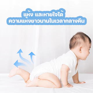 Berma Baby แพมเพิสเด็ก ผ้าอ้อมเด็กแบบใช้แล้วทิ้ง นุ่มบางเบา ระบายอากาศได้ดี M-XXL