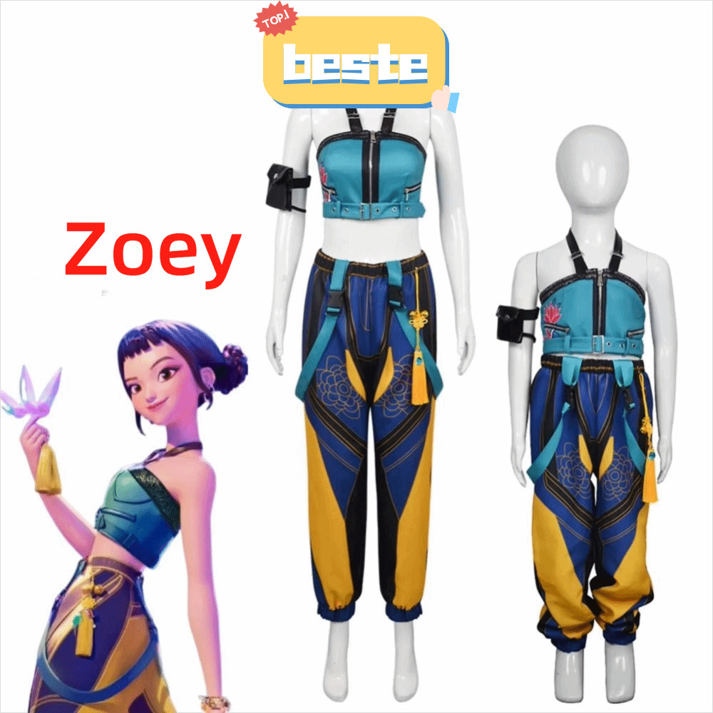 BESTE Zoey ชุดคอสเพลย์ Kpop Group Idol และ Demon Hunter สำหรับ Roleplay