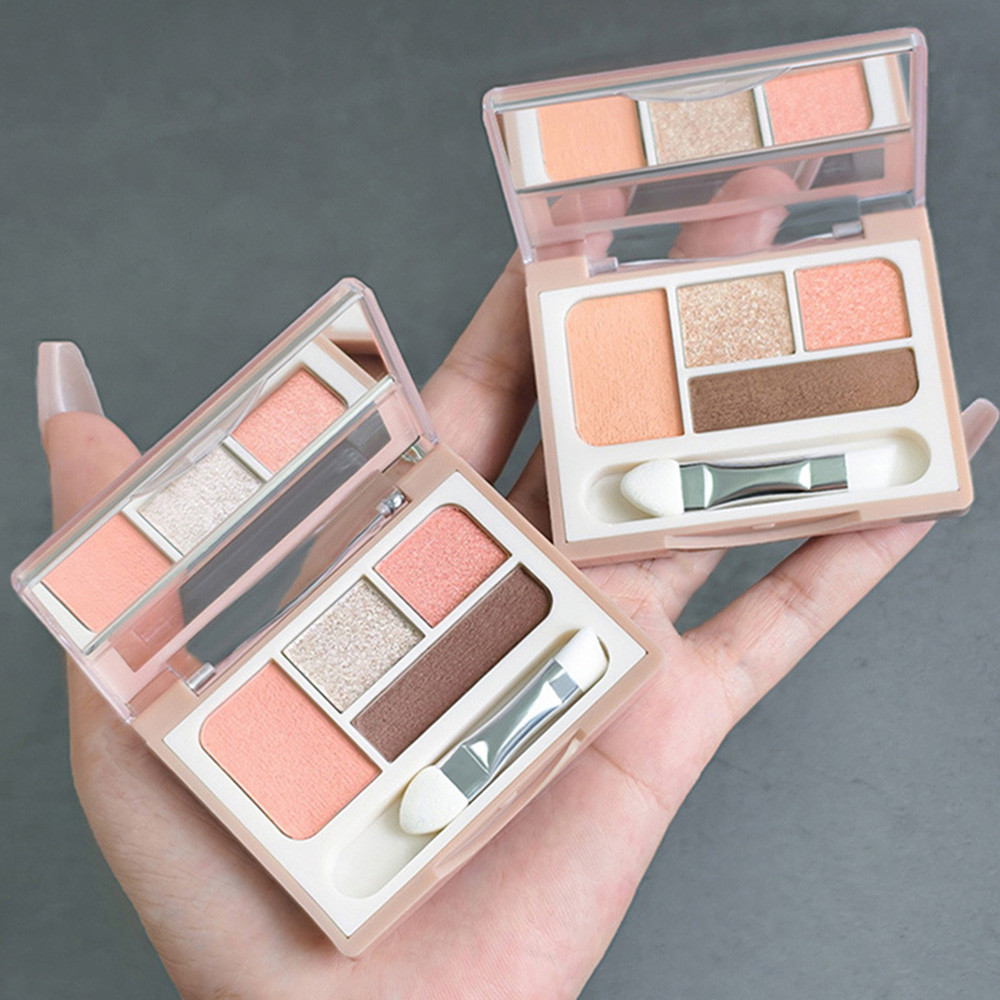 MGL Eyeshadow Palette ง่ายต่อการทาความงามสบาย Brightening Eyeshadow Palette ปลอดภัย Earth-toned อายแ