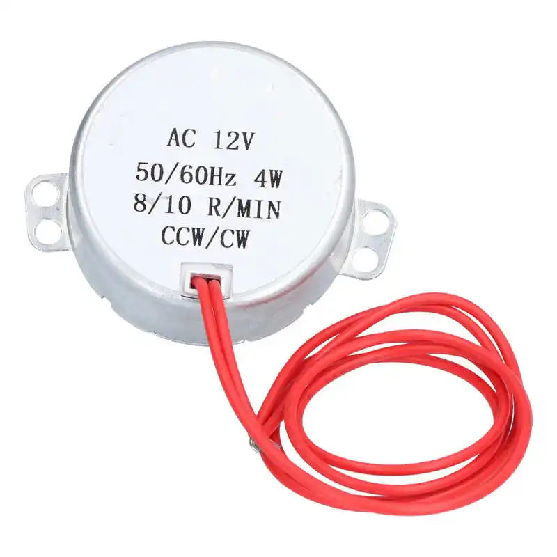 มอเตอร์ซิงโครนัส AC12V มอเตอร์ไฟฟ้าขนาดเล็ก 3KGF.CM Torsion สําหรับอะไหล่เกียร์