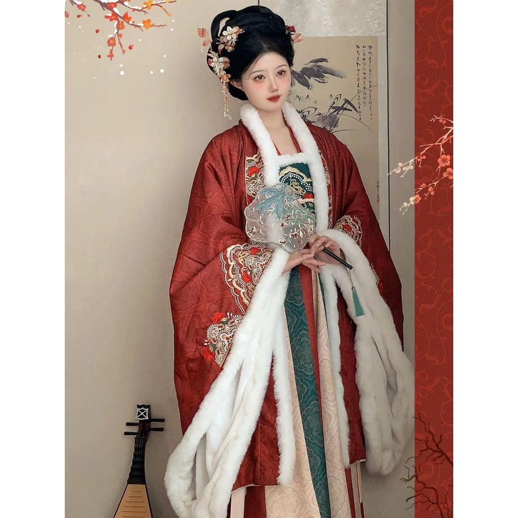 T Tang Yun Light เสื้อ Shop Loulan ฤดูหนาวทําด้วยผ้าขนสัตว์ปักเสื้อขนาดใหญ่ Original เต้านมยาวกระโปร