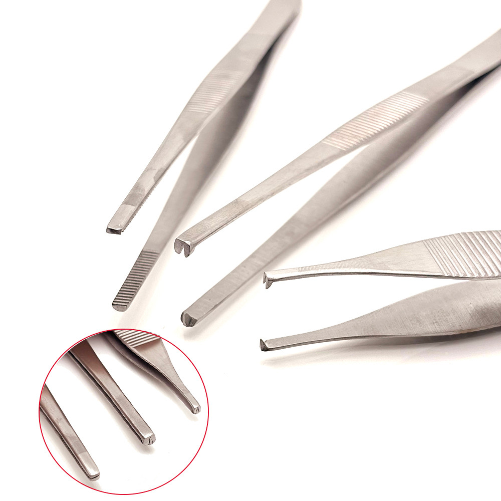 Adson เนื้อเยื่อคีมสําหรับ Rhinoplasty Oculoศัลยกรรมพลาสติก Precision กระดูกอ่อน Thumb Forceps ศัลยก