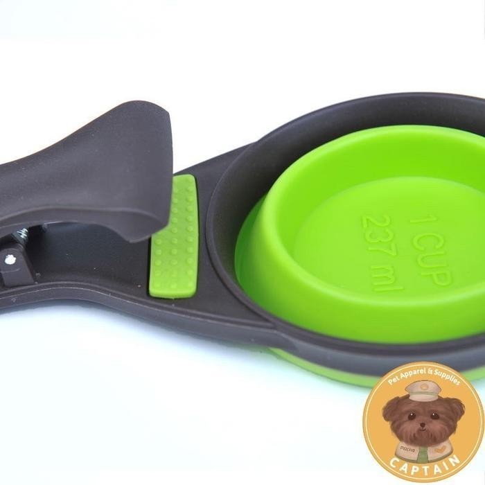 [33] FOLDABLE SCOOP สําหรับอาหารแมวและสุนัข KIBBLE FOOD WITH CLAMP HOLDER
