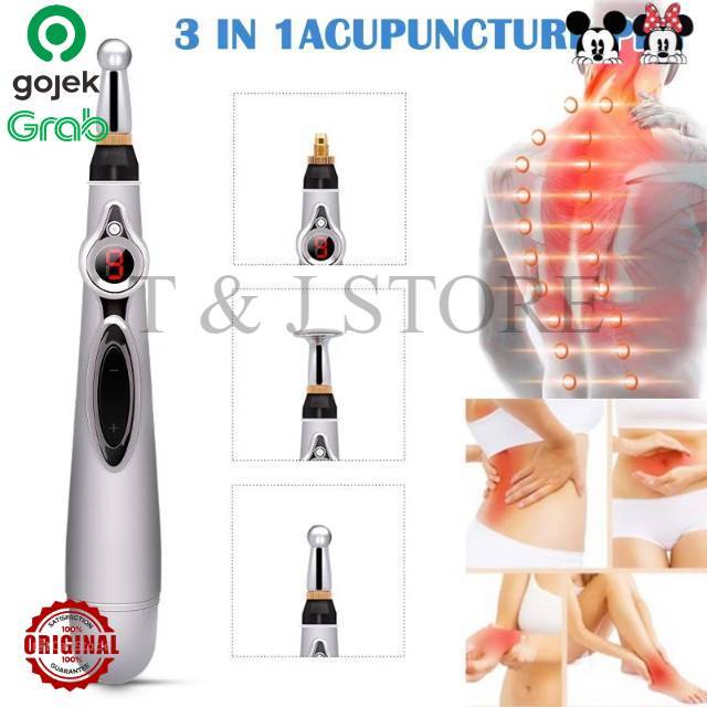 ต้นฉบับอิเล็กทรอนิกส์ฝังเข็มปากกาฝังเข็มปากกา Meridian Energy ปากกา Reflexology ORI TJ