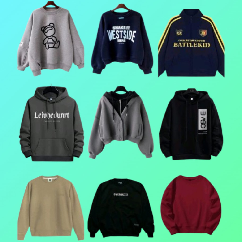 LIVE CODE 201-300 | CREWNECK SWETER & HOODIE SWEATSHIRT UNISEX KEKINIAN - YOPISHOP88