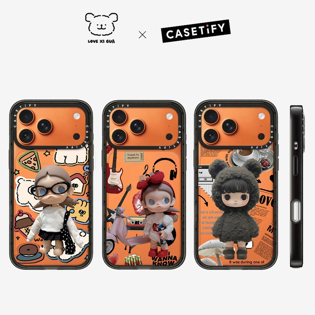 เคสโทรศัพท์อะคริลิคสาวน่ารักสําหรับ ไอโฟน 17 16 มือโปร สูงสุด 17อากาศ 17 16 15 14 13 12 ปลอกกันกระแทก