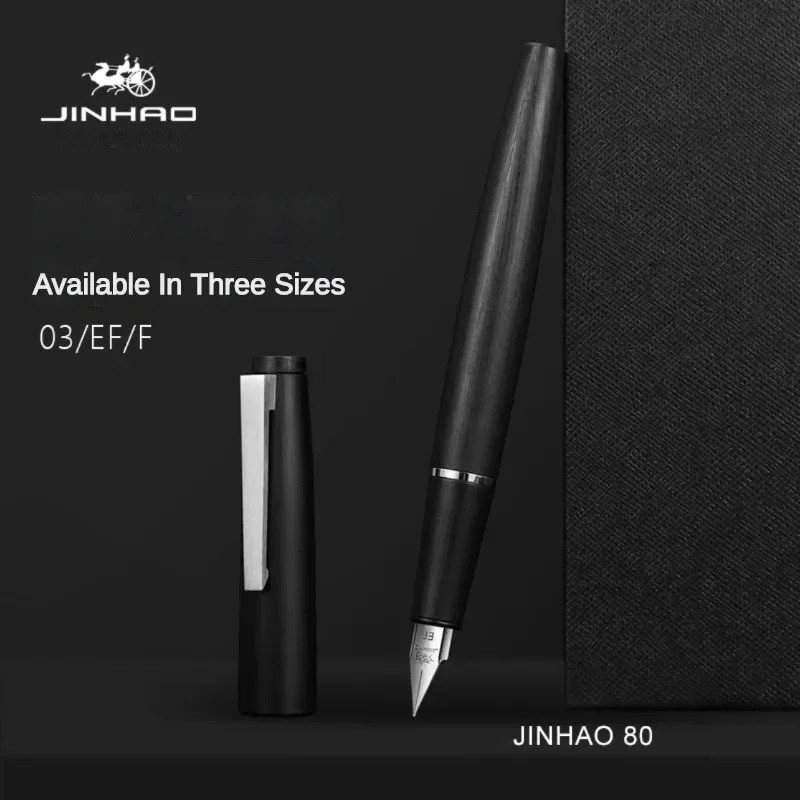 Jinhao 80 สีสํานักงานธุรกิจนักเรียนโรงเรียนเครื่องเขียนอุปกรณ์ Ef 0.30 มม.Nib Fountain ปากกาอุปกรณ์ก