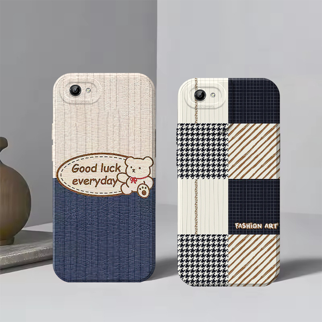 HP Vivo Y51 Y53 Y55 Y71 Y81 - ฟิล์มกันรอยโทรศัพท์ - B3ar Ker3n Motif - เคสแฟชั่น - ซิลิโคน Tpu