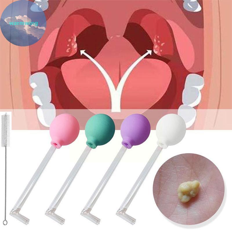 Warmwing Tonsil Stone Remover เครื่องมือคู่มือสไตล์ Remover ปากทําความสะอาดเครื่องมือ Ear Wax Tonsil หินดูด Ball Manual สไตล์ทําความสะอาด TH