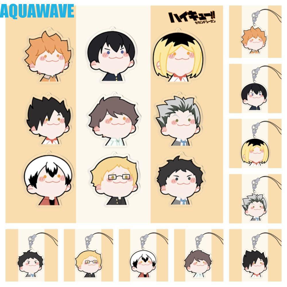 AQUAWAVE To The Top Plush Doll, Tobio Kageyama Kuroo Tetsurou Haikyuu ตุ๊กตาพวงกุญแจ, Creative Shoyo